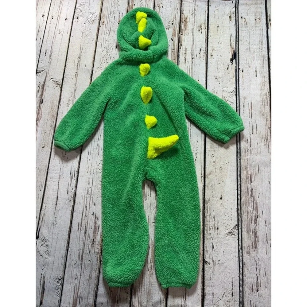 Old Navy Green Dinosaur Plush Costume for Toddlers 3T